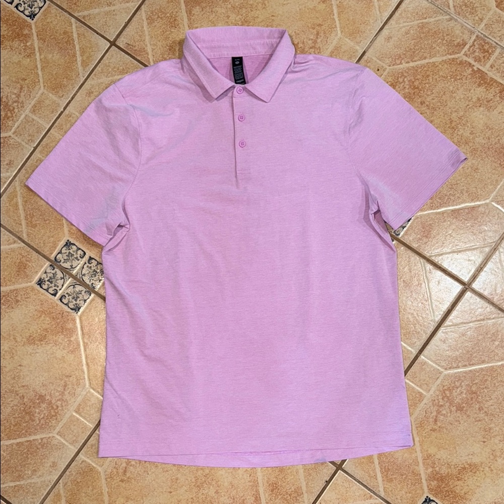 lululemon athletica Men's evolution Polo in pink